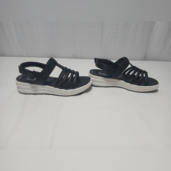 Clarks Cloud Steppers Drift Ease Wedge Sandals. Ladies Size 7 - Picture 4 of 12